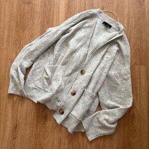 Sanctuary Long Sleeve Front Button Grandpa Cardigan Grey Women’s Size L